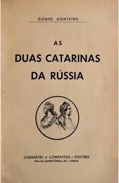 Capa de As Duas Catarinas da Rússia